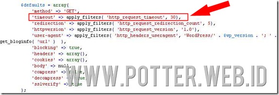 error plugin potterwebid